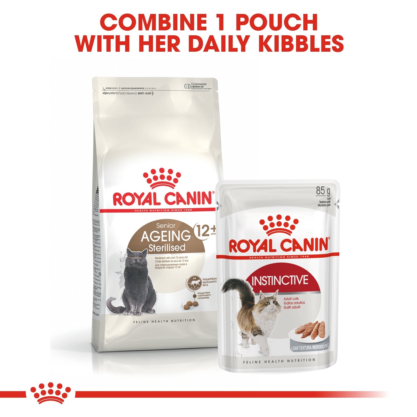 Royal Canin Ageing Sterilised 12+ (2KG) – Neutered cats over 12 years old