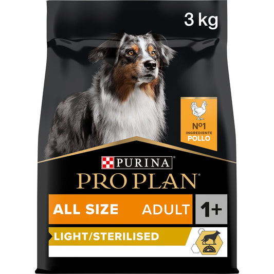 PURINA® Pro Plan® All Sizes Adult Light / Sterilised with OPTIWEIGHT®, Rich in Chicken Dry Dog Food - 3 KG