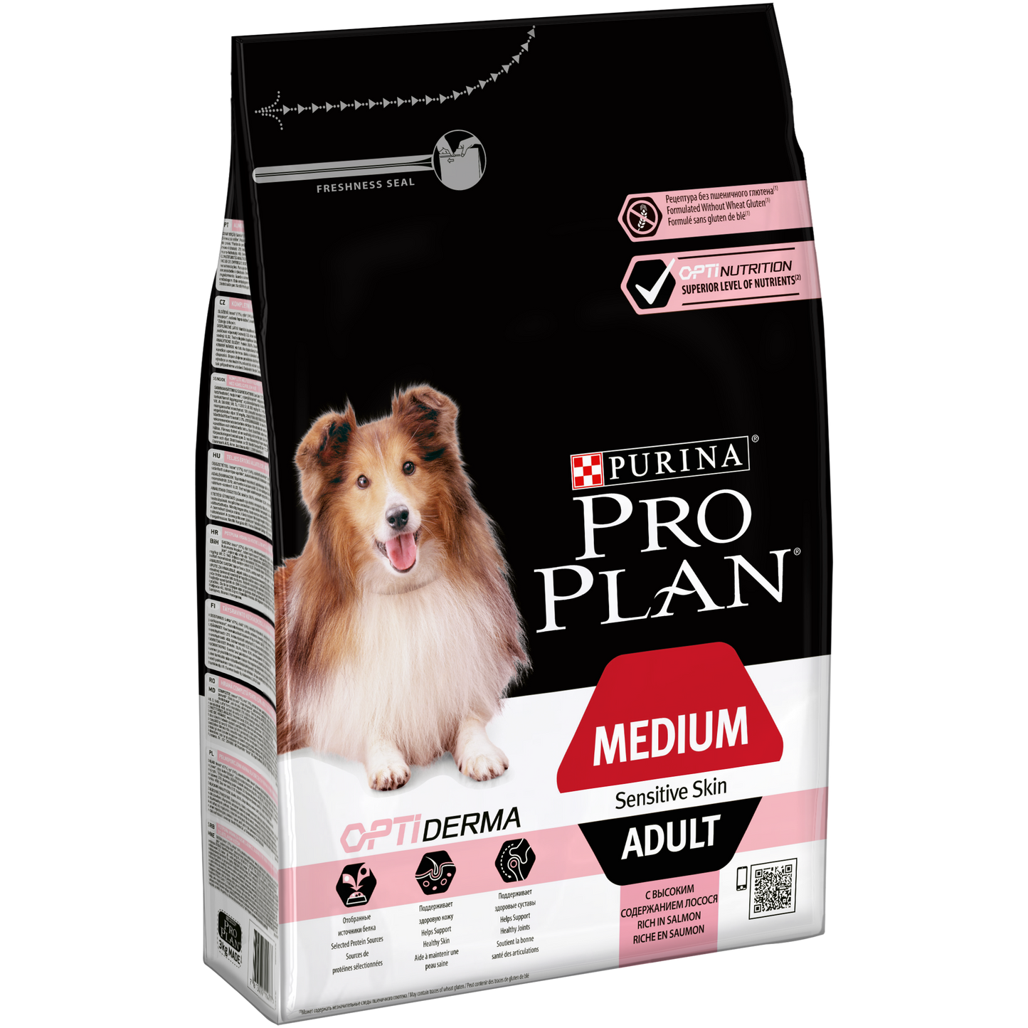 PURINA® PRO PLAN® Dog Medium Adult Sensitive Skin with OPTIDERMA® Rich in Salmon Dry Food