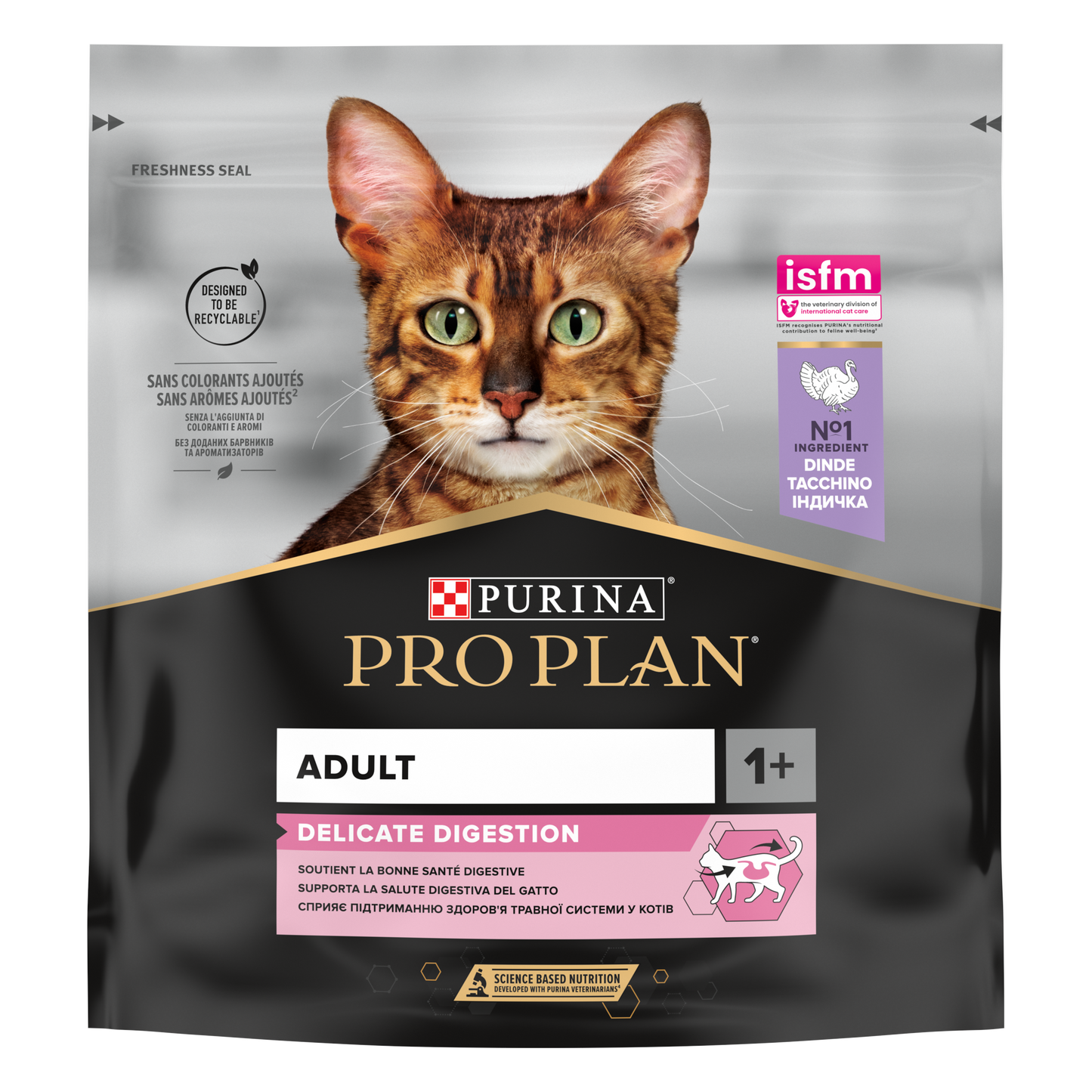 PURINA ® PRO PLAN ® Delicate Adult - OPTIDIGEST® - Rich in Turkey Dry Cat Food - 400G