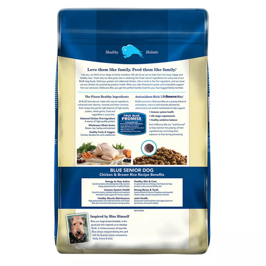 Blue Buffalo Life Protection Formula Senior 7+ Dry Dog Food - Chicken & Brown Rice - Image 2
