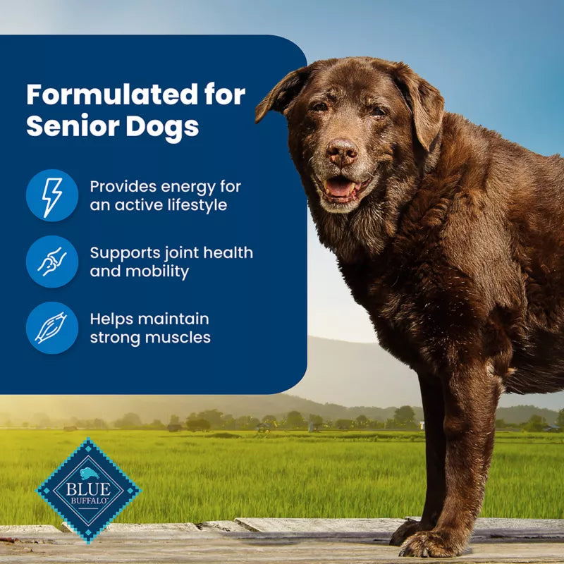Blue Buffalo Life Protection Formula Senior 7+ Dry Dog Food - Chicken & Brown Rice - Image 4
