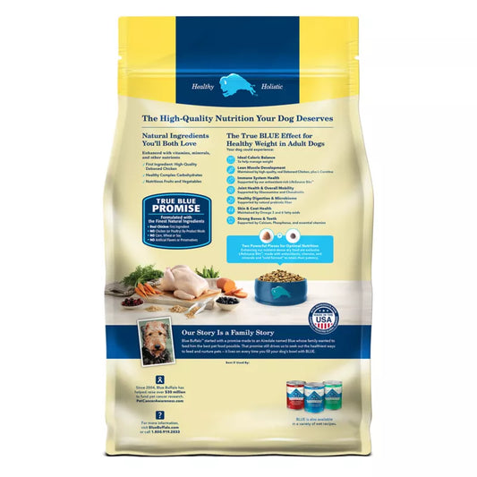 Blue Buffalo Life Protection Formula Healthy Weight Adult Dog Dry Food - Chicken & Brown Rice - Image 2