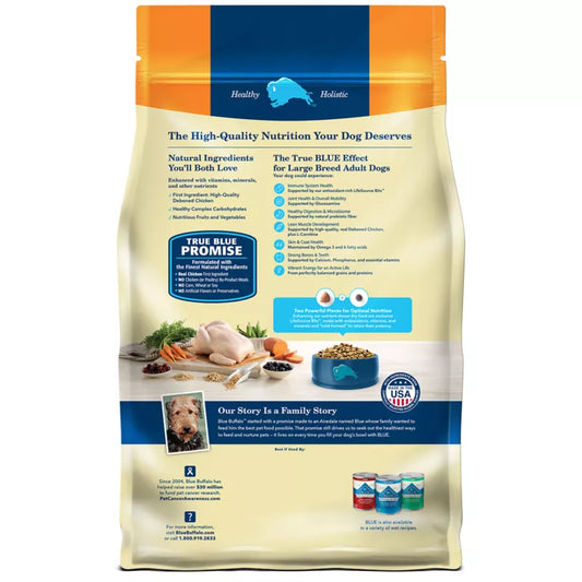 Blue Buffalo Life Protection Formula Large Breed Adult Dry Dog Food - Chicken & Brown Rice - Image 2