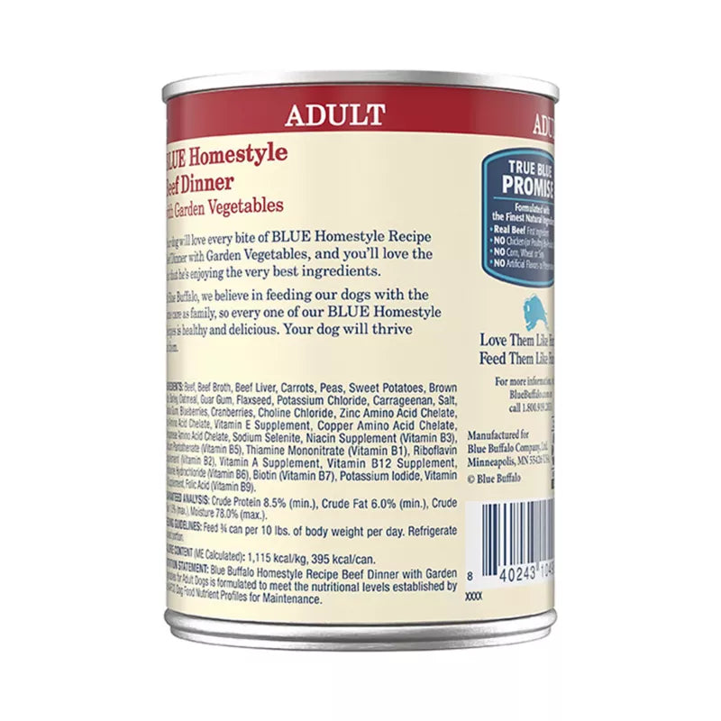 Blue Buffalo Homestyle Recipe Adult Wet Dog Food - 12.5 oz - Image 2