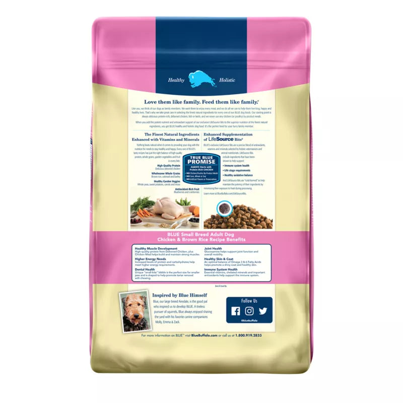 Blue Buffalo Life Protection Formula Small Breed Adult Dry Dog Food - Chicken & Brown Rice - Image 2