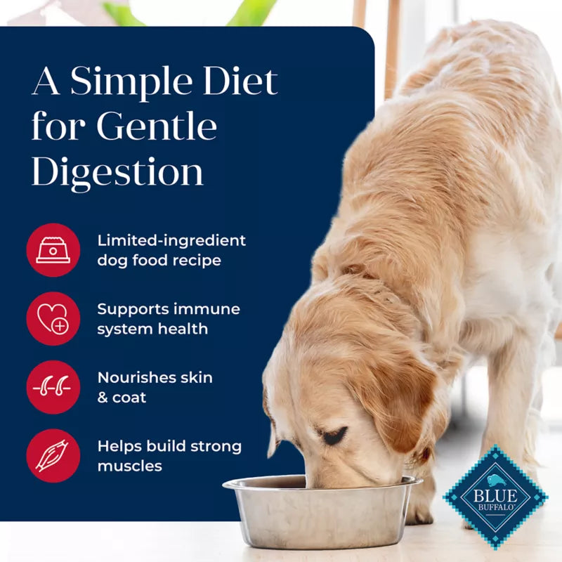 Blue Buffalo Basics Skin & Stomach Care Adult Dog Dry Food - Salmon & Potato - Image 3