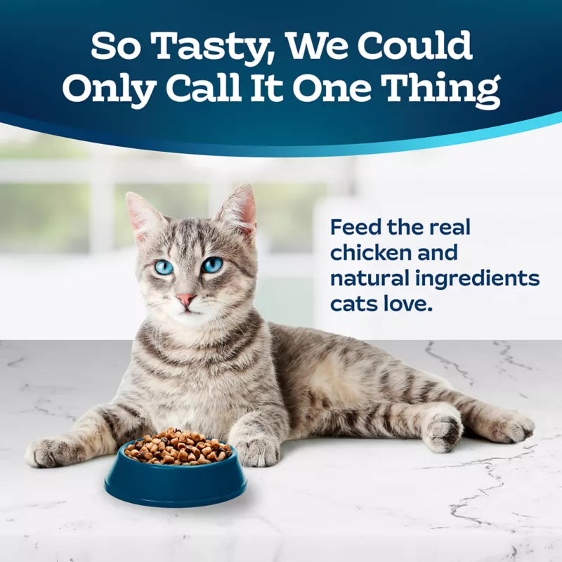 Blue Buffalo Tastefuls Adult Cat Sensitive Stomach Dry Food - Natural, Chicken & Brown Rice - Image 3