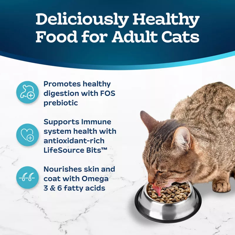 Blue Buffalo Tastefuls Adult Cat Sensitive Stomach Dry Food - Natural, Chicken & Brown Rice - Image 4