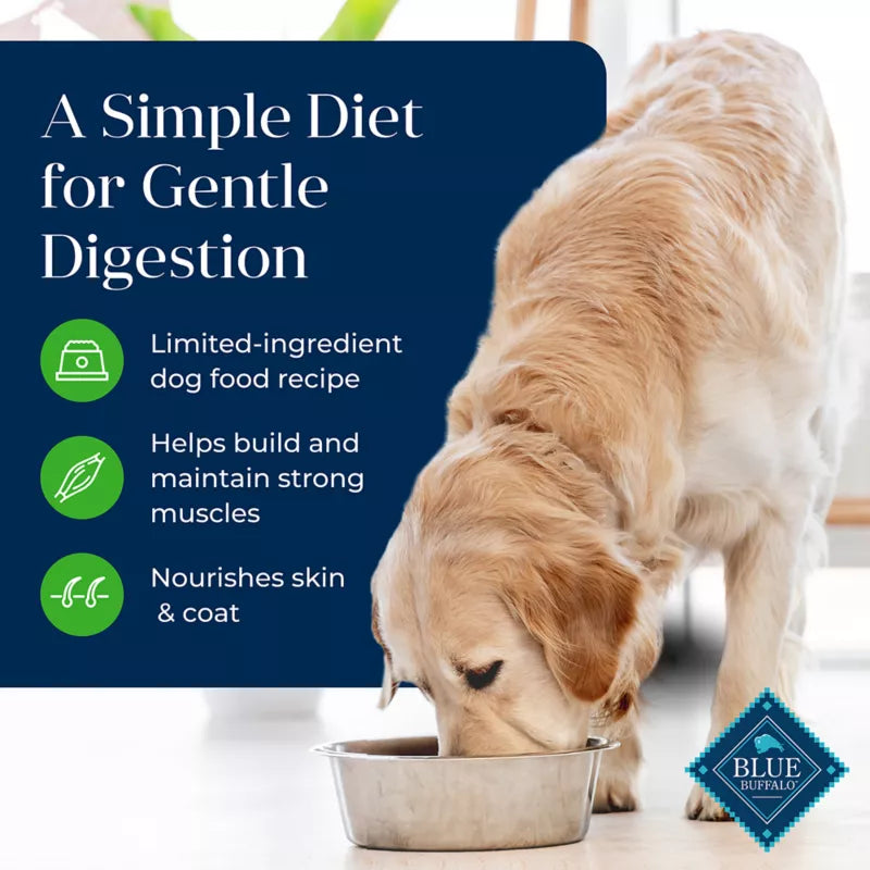 Blue Buffalo Basics Skin & Stomach Care Adult Dog Dry Food - Grain Free, Lamb & Potato - Image 3