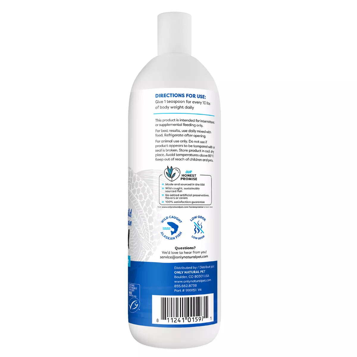 Only Natural Pet® Wild Alaskan Salmon Oil