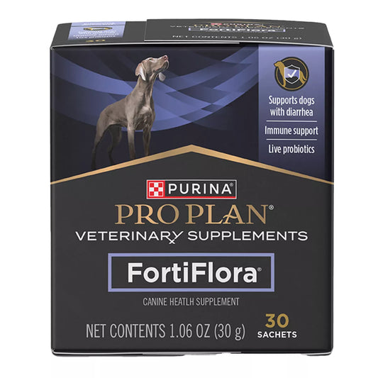 Purina Pro Plan® Dog Veterinary Supplements FortiFlora Probiotic Powder, Liver Flavor, 30 Count