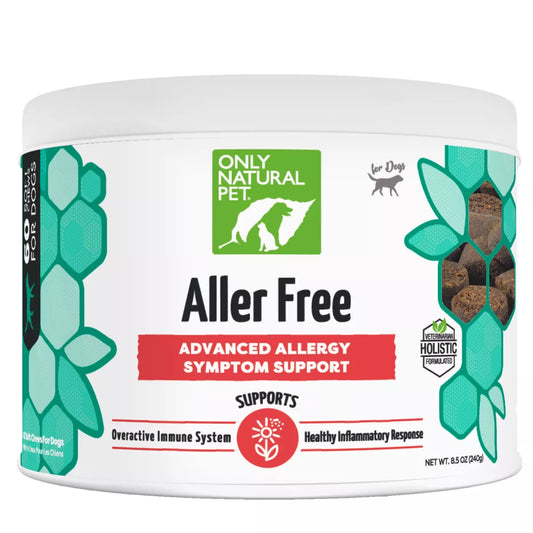 Only Natural Pet Dog Aller Free Advanced Allergy Support Soft Chews, Natural Bacon Flavor, 60 Count