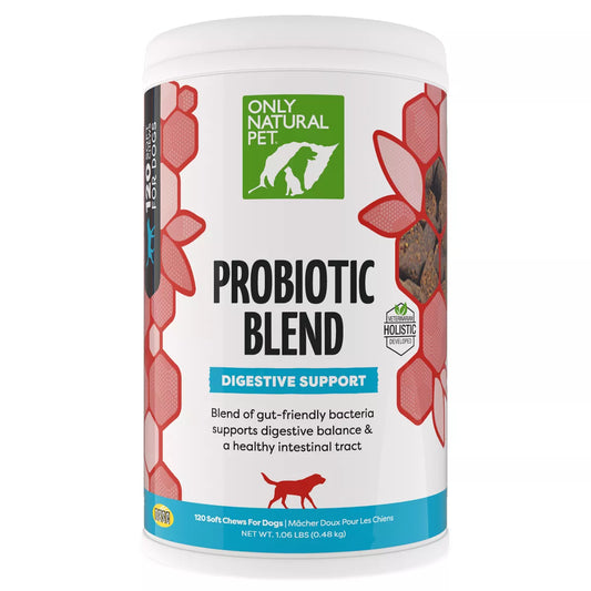 Only Natural Pet® Dog Probiotic Blend Digestive Support Soft Chews, Natural Bacon Flavor