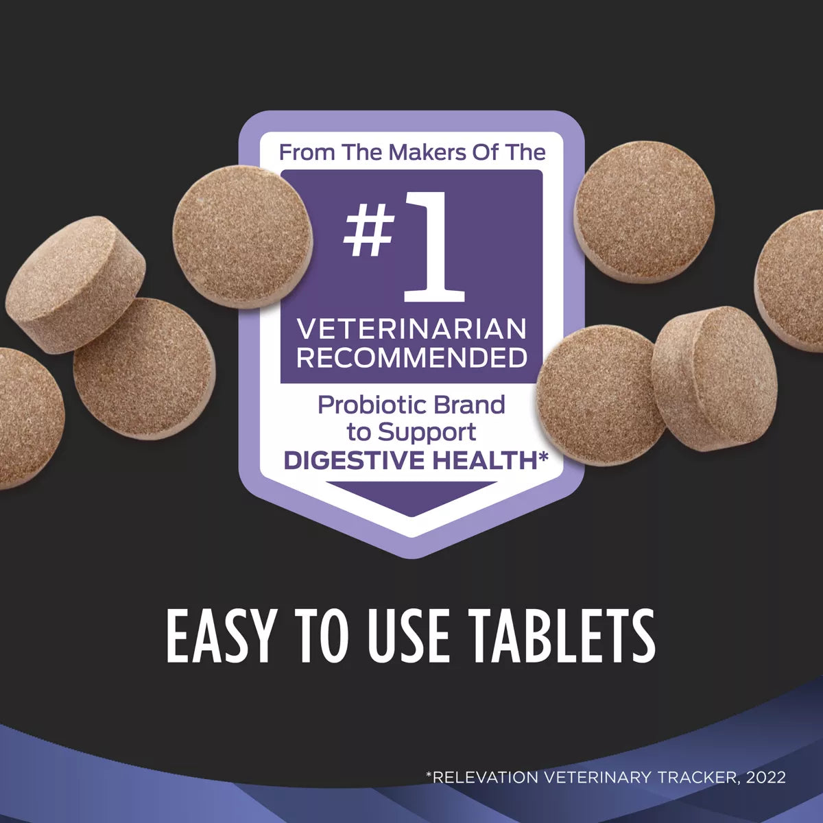 Purina® Pro Plan® Dog Veterinary Supplements FortiFlora Chewable Tablets, Liver Flavor, 45 Count