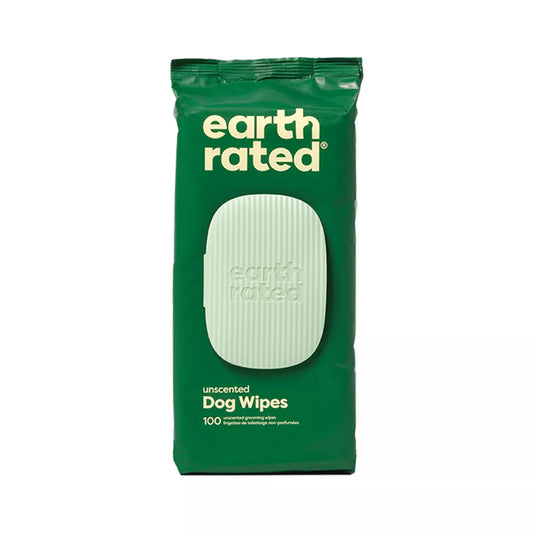 Earth Rated Unscented Dog Wipes, 100 Count