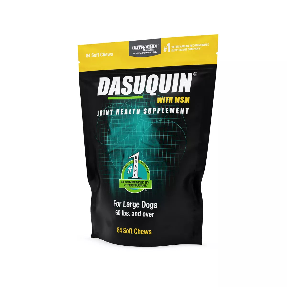 Nutramax® Dasuquin® with MSM - Soft Chew Joint Health Supplement for Large Dogs - 84 Count