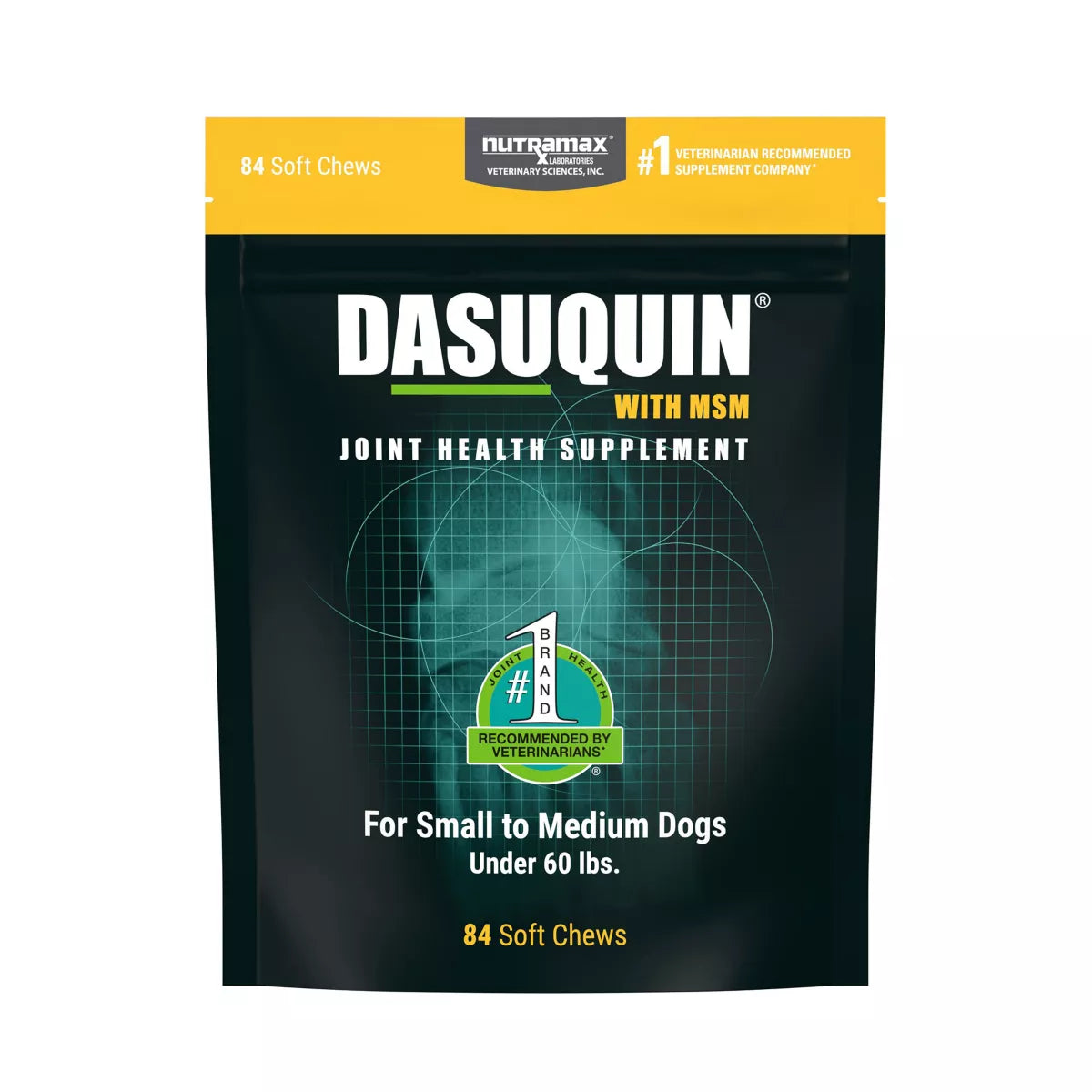 Nutramax® Dasuquin® with MSM - Soft Chew Joint Health Supplement For Small to Medium Dogs - 84 Count