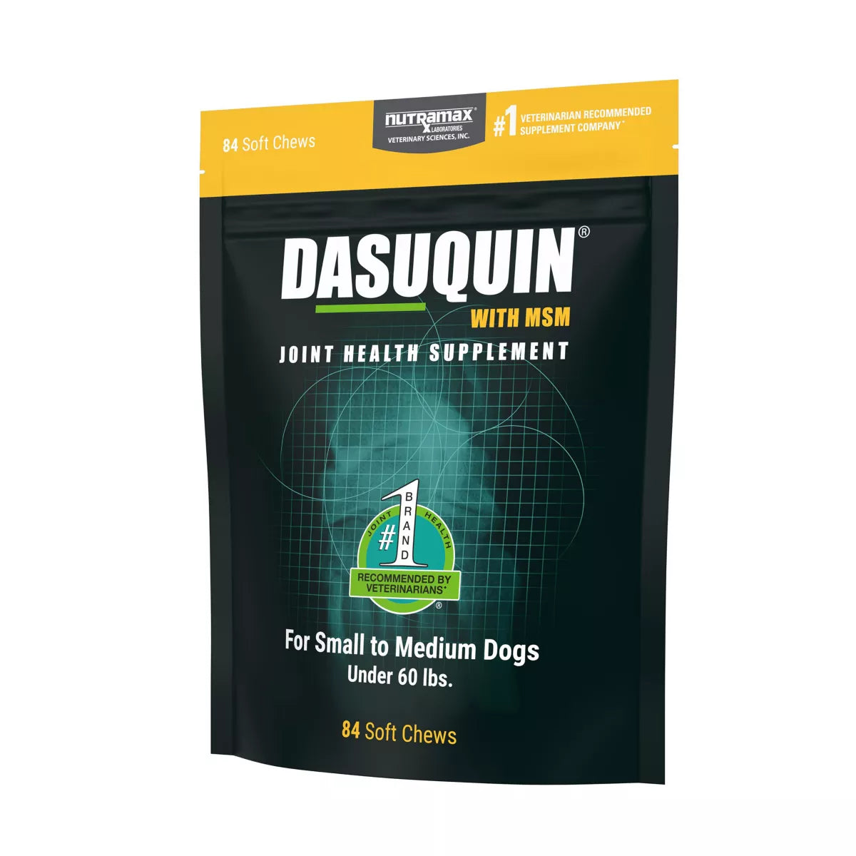 Nutramax® Dasuquin® with MSM - Soft Chew Joint Health Supplement For Small to Medium Dogs - 84 Count