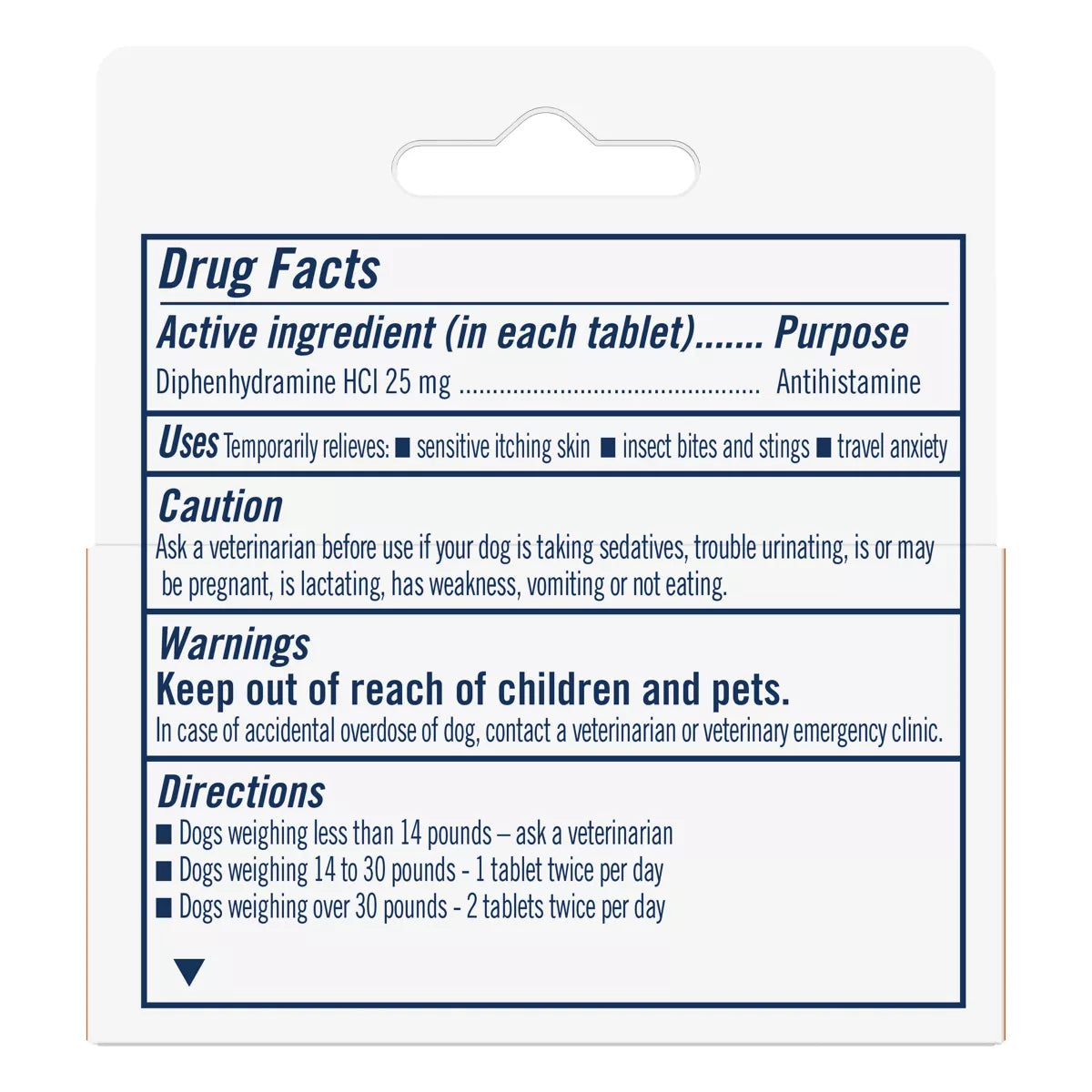 PetArmor Dog Antihistamine Diphenhydramine HCI Tablets, Itch Relief & Probiotic, 100 Count