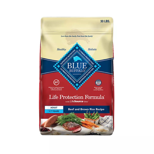 Blue Buffalo Life Protection Formula Adult Dry Dog Food - Beef & Brown Rice