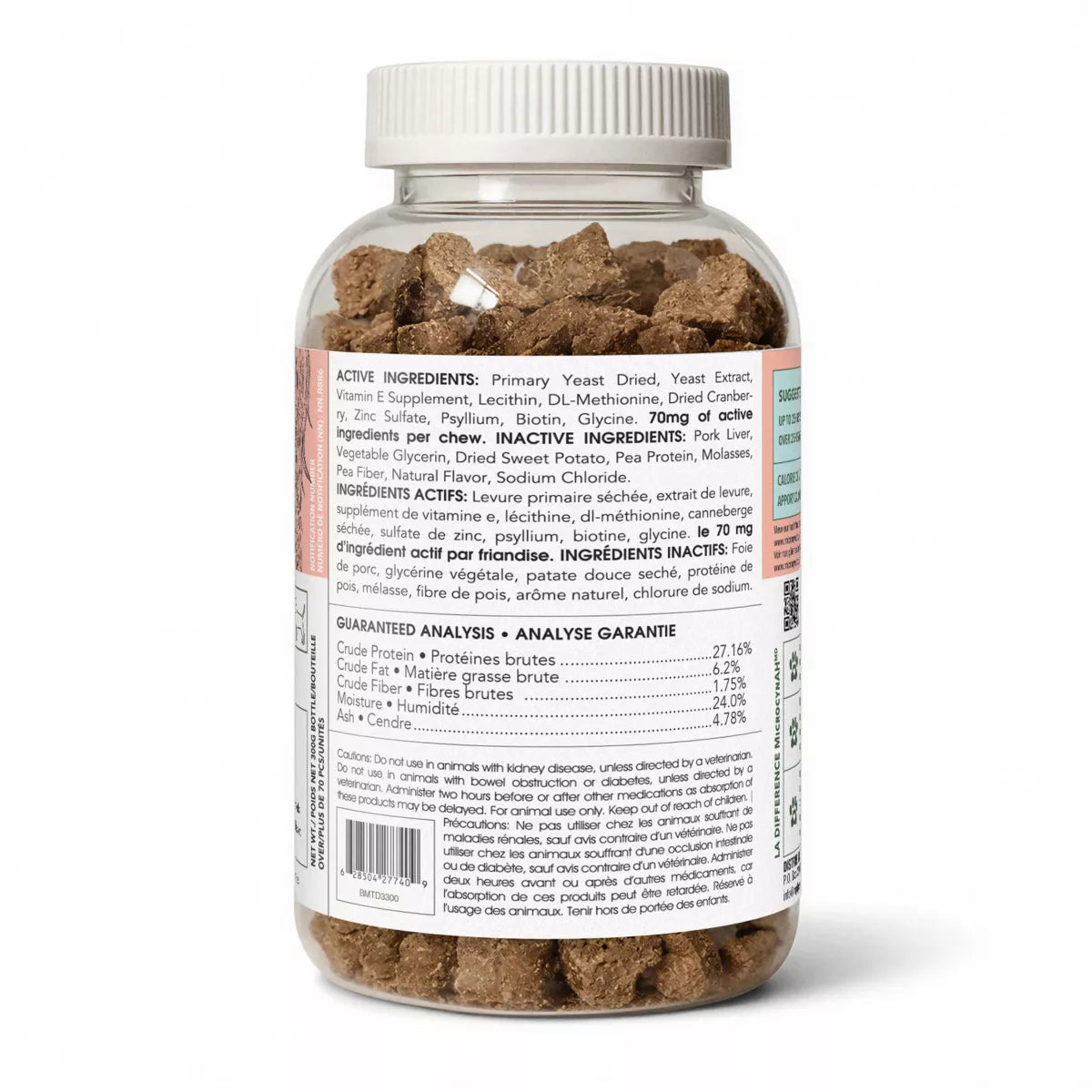 MicrocynAH PhD Daily Regime Skin and Coat Formula for Dogs, 300G