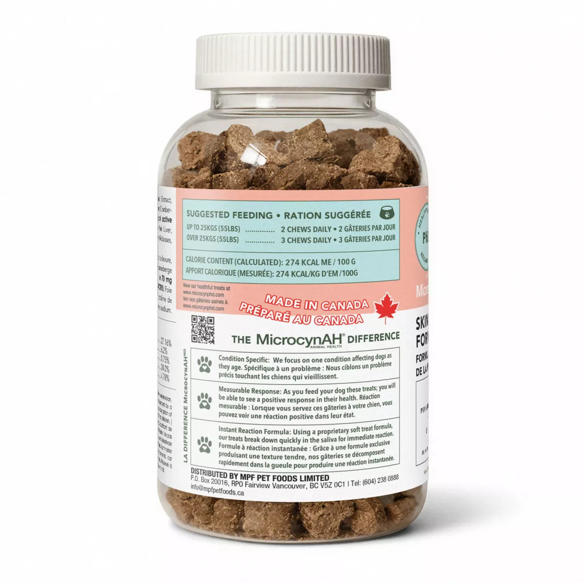 MicrocynAH PhD Daily Regime Skin and Coat Formula for Dogs, 300G