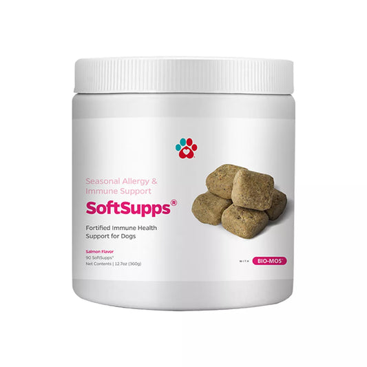 Pet Parents Allergry SoftSupps Dog Immune & Allergy Relief Supplement, Salmon Flavor, 90 Count
