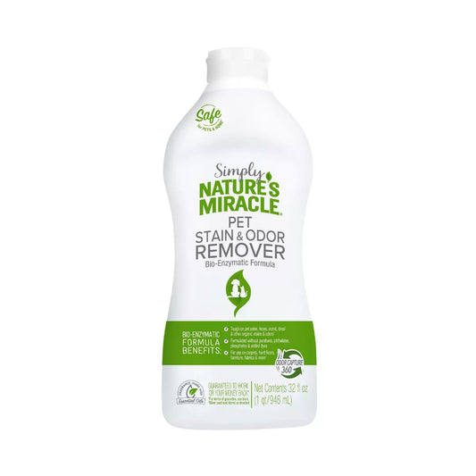 Simply Nature's Miracle Pet Stain and Odor Remover, 32 fl oz