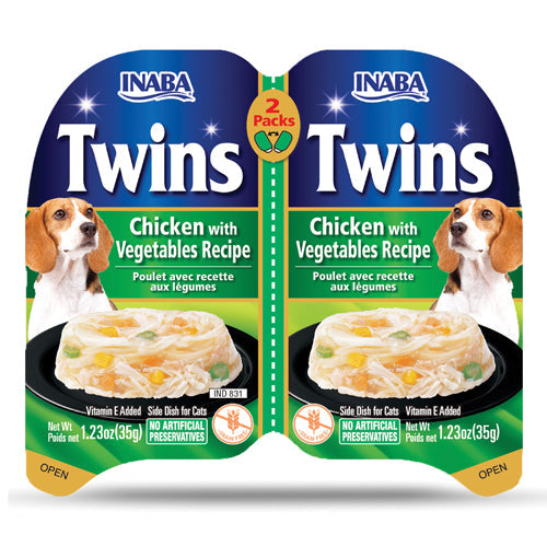 TWINS
Chicken with Vegetables Recipe dog