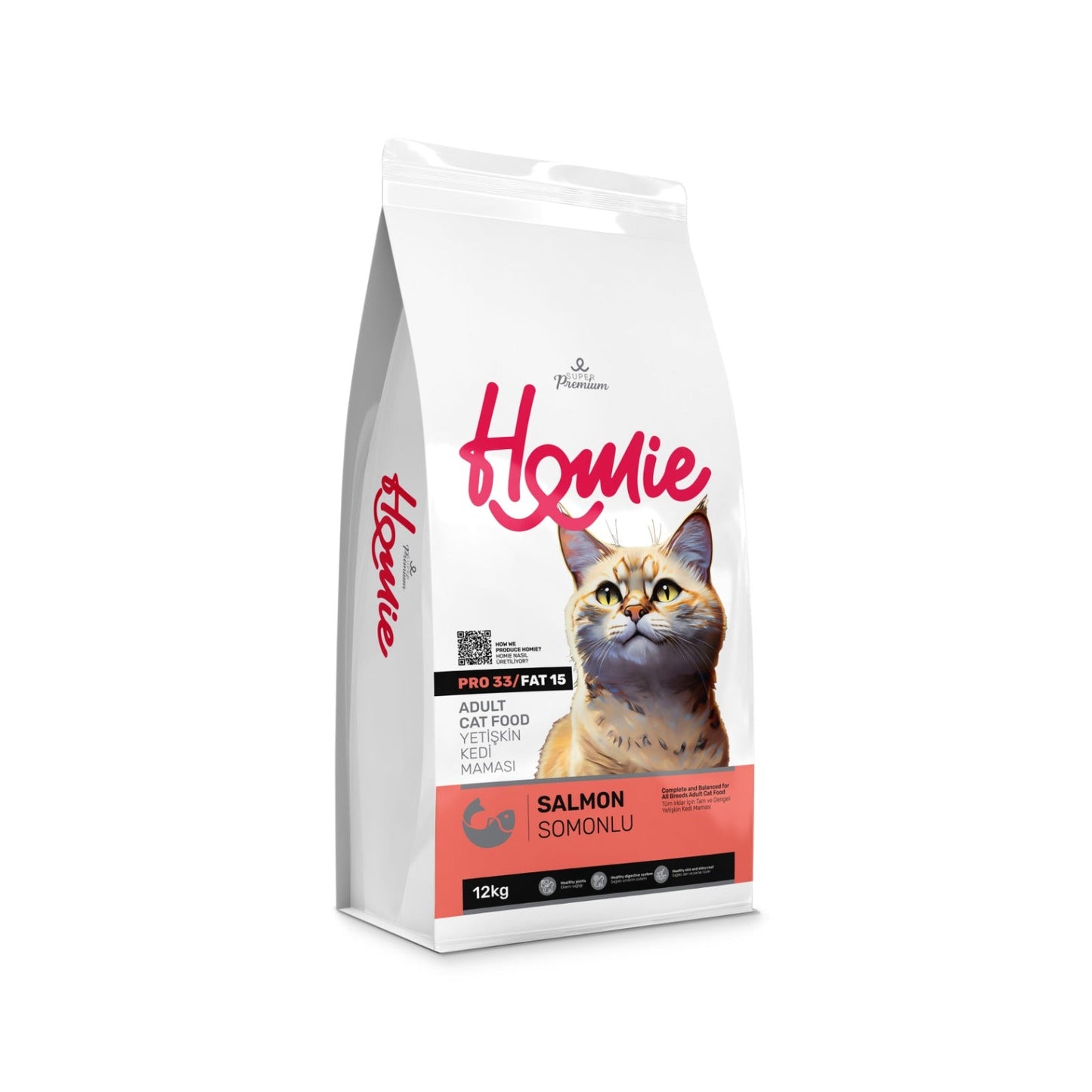 Homie super premium adult salmon 12kg