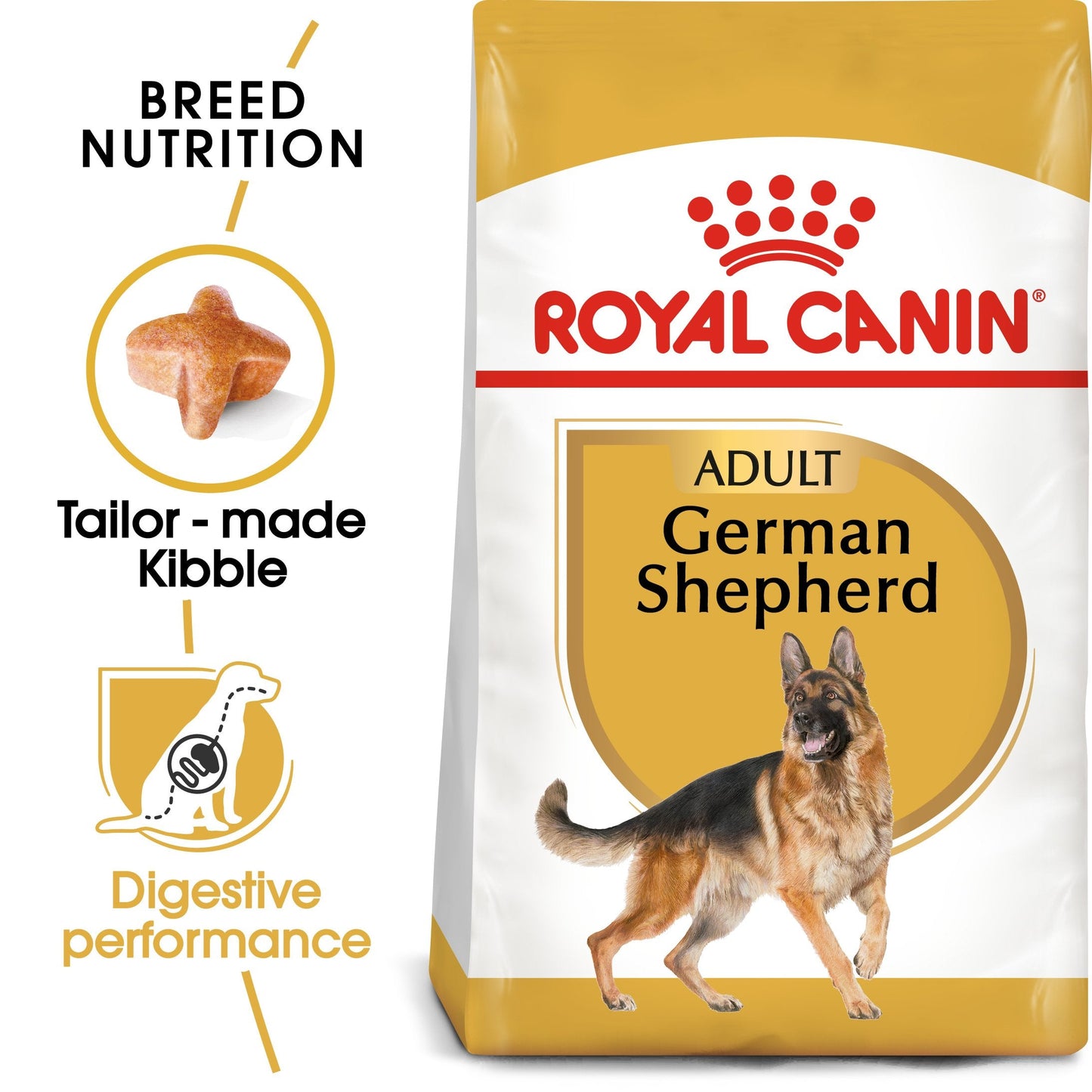 Royal Canin German Shepherd Adult (3 KG) - Dry food for adult dogs over 15 months