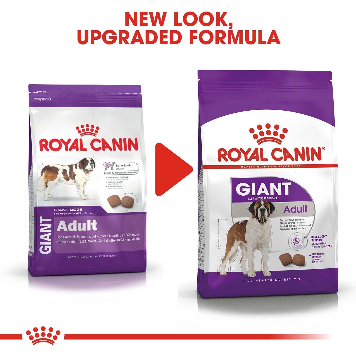 Royal Canin Giant Adult (15KG) - Dry food for giant active dogs. Adult weight from 45 kg and over - over 18\24 months