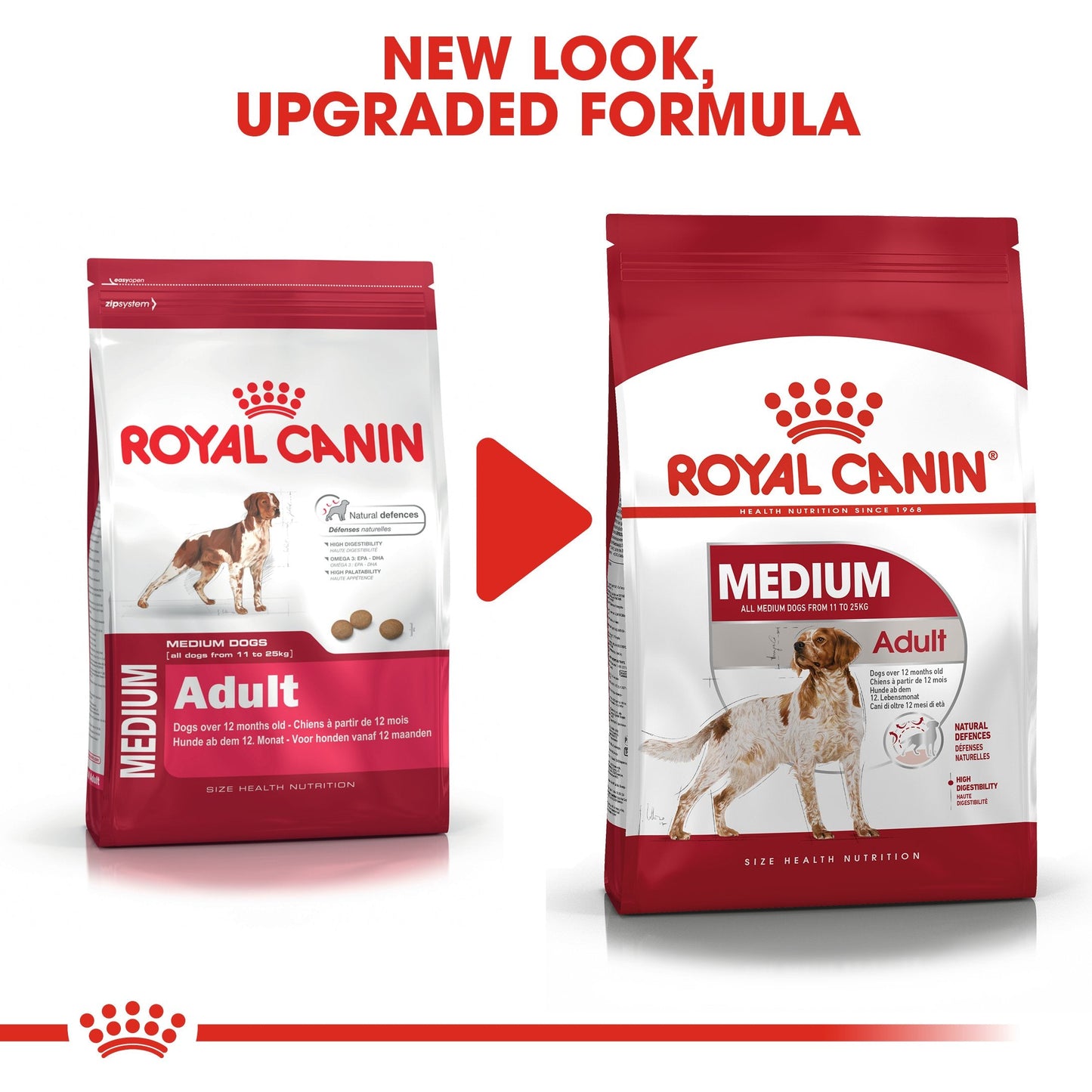 Royal Canin Medium Adult (15KG) - Dry food for medium dogs from 11 to 25 KG. From 12 months to 7 years