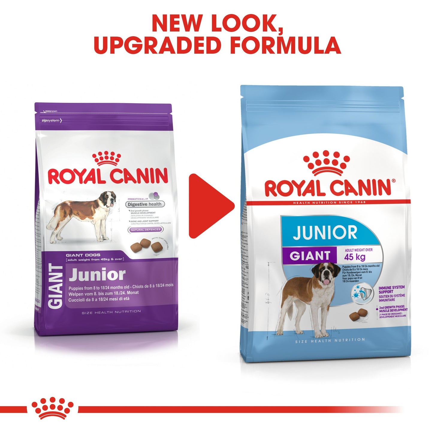 Royal Canin Giant Junior (15 KG) - Dry food for giant dogs - Adults weight from 45 KG and over - from 8 months to 18\24 months